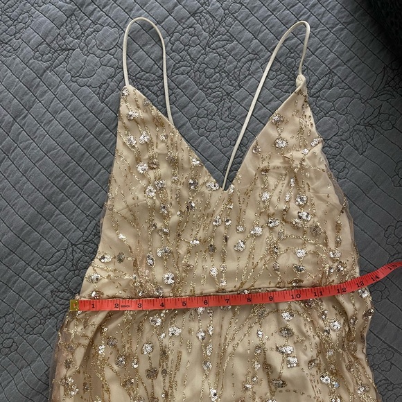 NEW Southern Fried Chics Sequin and Glitter Maxi Dress - Picture 9 of 13